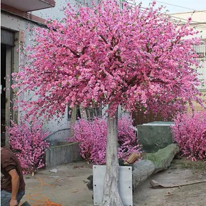 仿真桃花树许愿树人造树假桃花树仿真植物落地花艺大型桃花装饰植