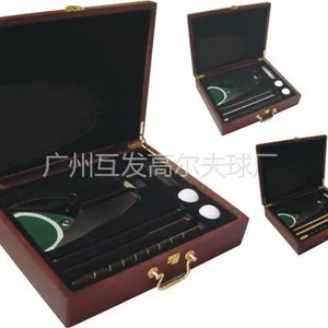 供应高尔夫***红木推杆礼品套装