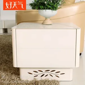 供应好天气家具 简约现代橄榄叶角几 米色密度板烤漆角几C158F