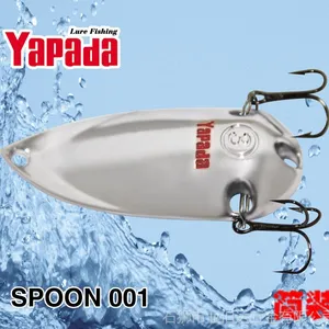 供应YAPADA 亚伯达金属路亚饵 勺型SPOON001 全息禅 钓具鱼饵假饵硬饵