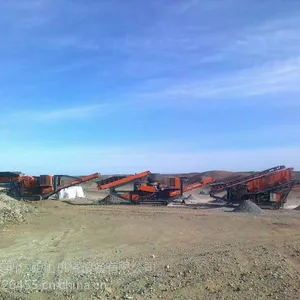 MESDA履带式移动整体破碎筛分-城市建筑垃圾处理设备