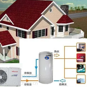 供应空气能中央空调的工作原理及优势