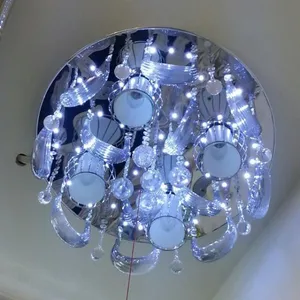 供应卧室灯餐厅灯客厅灯吊灯LED水晶灯简约吸顶水晶灯现代灯饰灯具