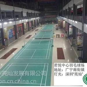 供应供应亮灿牌无眩光不晃眼高效节能的羽毛球球场灯具灯光系统