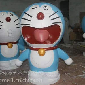 供应玻璃钢机器猫雕塑卡通哆啦a梦模型雕塑现货叮当猫出售