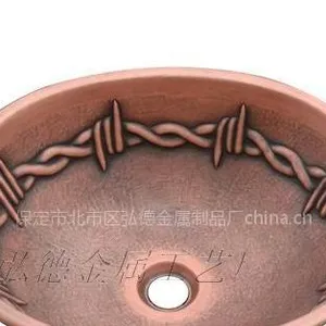 供应铜盆,传统纯手工铜盆,1021-L