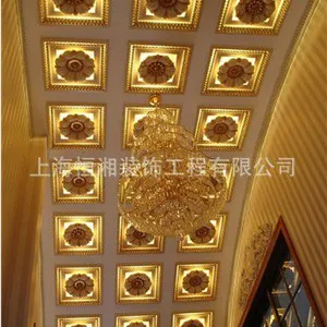 厂家供应石膏线 描金石膏线 石膏线造型 金色线条【承接工程】