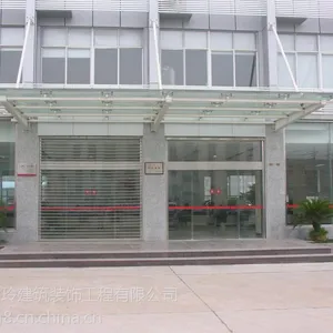 承接钢结构玻璃雨棚建造 时尚高雅精制 绿色环保