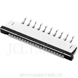 供应各种型号180度带锁FPC连接器1.0mm
