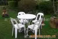供应厦门豪盛专业生产塑料桌椅,塑料圆桌,塑料椅