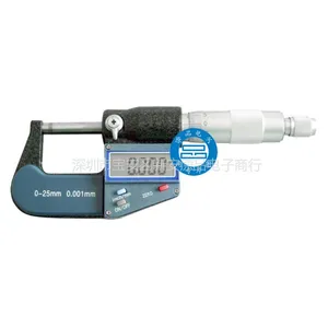 供应厂家直销 电子数显千分尺测量外径专用双平常规0-25mm0.001