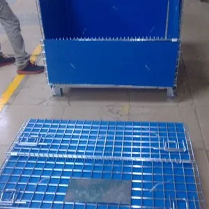 供应带隔板中空板仓储笼