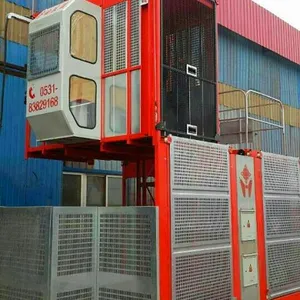 建筑电梯SC200/200济南东德升降机