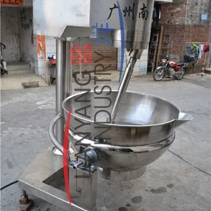 電加熱行星式夾層鍋，廣州藍(lán)垟不銹鋼攪拌行星式夾層鍋，炊事設(shè)備。
