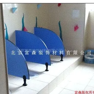 供应北京富林幼儿园儿童卡通式卫生间隔断