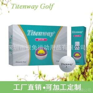 供应深圳银兔高尔夫球批发titenwayDT-X4四层高尔夫比赛球