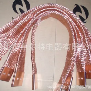 供应铜编织带软连接 导电带 铜排--工厂订做