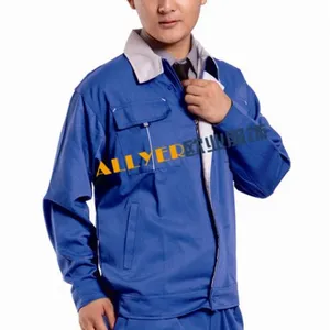 供应ALLYER春秋季冬装长袖款工作服（涤棉纱卡/帆布面料）
