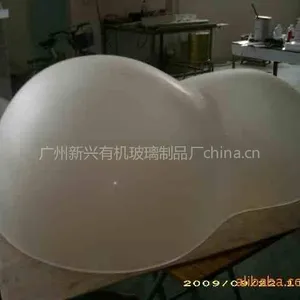 供应广州有机玻璃制品葫芦壳灯罩