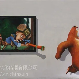 供应新疆3D地画设计制作 3D广告设计创作 3D画会展