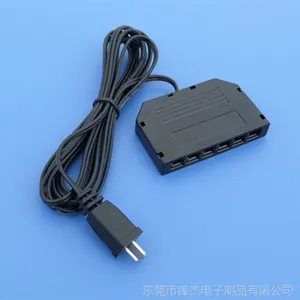 厂家供应 LED橱柜6孔分线盒/LED灯接线盒