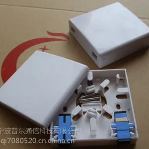 供应普东通信 光纤盘纤盒,光纤停留盒 规格 光纤过路盒,86型光纤桌面盒 特征