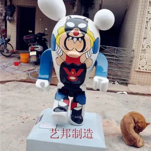 供应设计感雕塑,主题创作彩绘陶瓷效果艺术雕塑