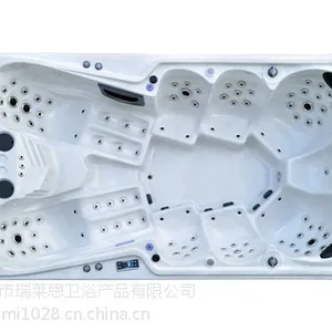 高端 水疗欢乐派 别墅户外按摩大池 SPA大池 SPA按摩大池