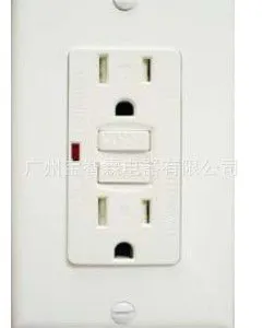 广州厂家供应防潮防漏电美规插座 20A安全保护插座GFCI