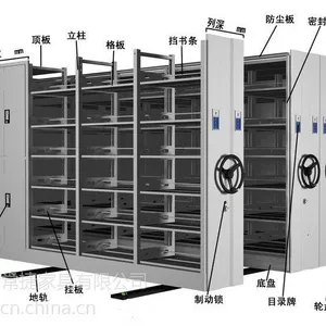 供应广西密集架定南宁档案密集架手摇密集柜