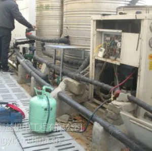 供应热泵热水器不制热加充冷媒R22
