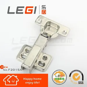 广东铰链生产厂 简装不锈钢阻尼铰链橱柜静音门铰直铰卫浴五金配件