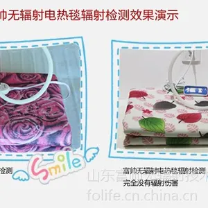 供应富帅***电热毯WD1-T1D 防潮去湿双人单控印花
