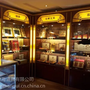 灵海展柜设计定制 参茸展示柜 ***精品展示柜