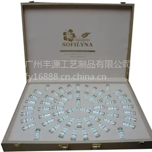 供应定制 ***皮质精油礼盒 精油皮盒包装 保健用品皮盒 ***精油皮盒