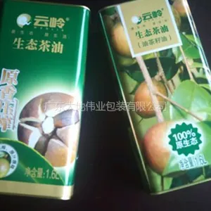 供应浙江茶油铁罐包装,1.6L山茶油包装铁罐,浙江茶油铁罐包装厂