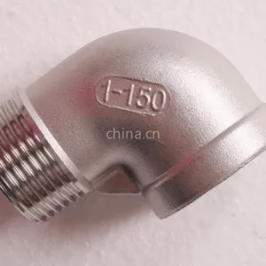 供应不锈钢内外牙弯头90度