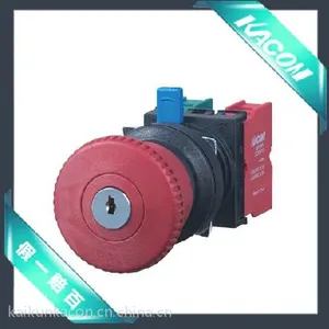 供应韩国凯昆KACON 经济型Φ22/Φ25齐平两用钥匙急停开关
