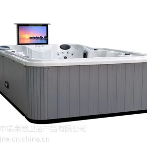 供应供应深圳卫浴洁具 厂家直销供应豪华按摩冲浪浴缸 水疗欢乐派