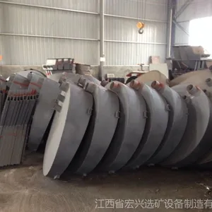 供应螺旋溜槽配件溜槽主要易损件 溜槽工艺参数 溜槽结构参数