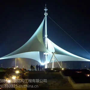 供应膜结构停车棚,看台,收费站,景观小品