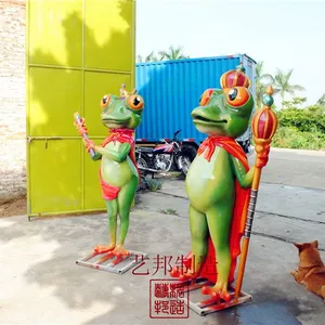 供应主题乐园王子雕塑,可爱青蛙雕塑