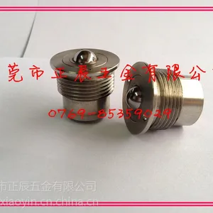 供应批发带柱塞功能型钢珠滚轮螺纹型