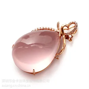 供应春闺佳人 芙蓉宝石 18K *** 批发 定制