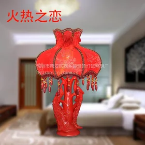 碧雅迪厂家批发欧式创意双孔雀装饰礼品仪台灯美式卧室床头婚庆台灯树脂台灯酒店台灯665
