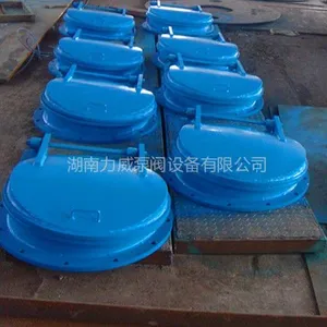 供应力威拍门 节能型侧开式圆形拍门DN500