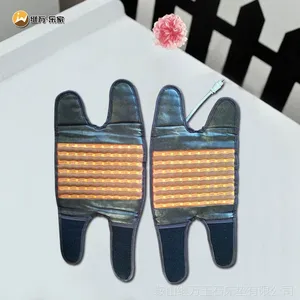 供应厂家直销 锗石护膝 防寒温热环保玉石加热护膝 负离子颗粒护膝