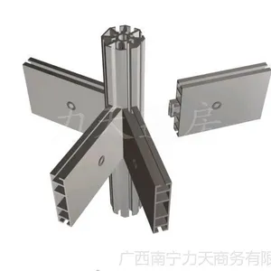 供应专业定做广西八棱柱、扁铝、展板铝合金配件、力天展览铝材与标准展位