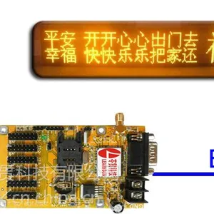 供应LED显示屏控制卡 安卓手机发送平台 告别短信指令 1024*64