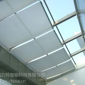 供应智能电动窗帘 凯力特直销FSS卷轴式天棚帘 高品质天棚帘